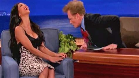 Scherzinger Calls Out Conan For Staring At Her Chest