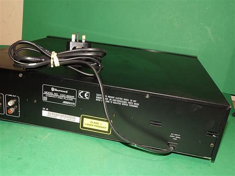 SHERWOOD CDC-6050R Compact Disc CD Player 5 Disc Loading System Black