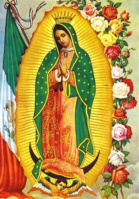 Virgencita Guadalupana Virgen De Guadalupe Fotos Mexican