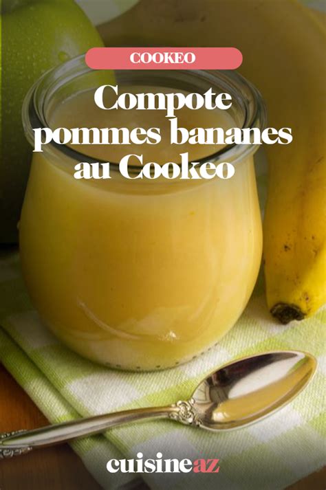 Cette compote de pommes et de bananes se réalise en 15 minutes au