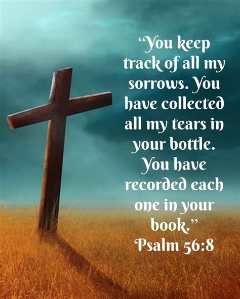 Psalm 56:8 | Scripture quotes bible, Comforting scripture, Bible words