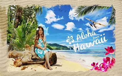 Hawaii Aloha Desktop 4k Wallpapers Luau Graphic