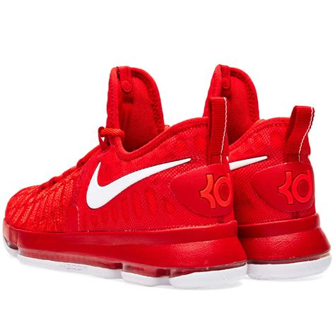 Nike Zoom Kd 9 University Red And White End Uk