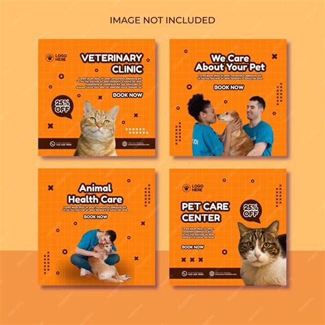 Premium Vector Pet Care Center Social Media Template