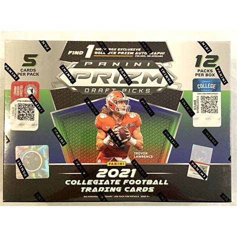 2021 Panini Prizm Draft Football Mega Box With 12 Packs Pristine Auction