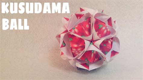 Origami Ball Instructions Kusudama Ball Origami Easy Youtube