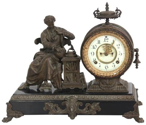 Ansonia Figural Mantle Clock Newton Price Guide