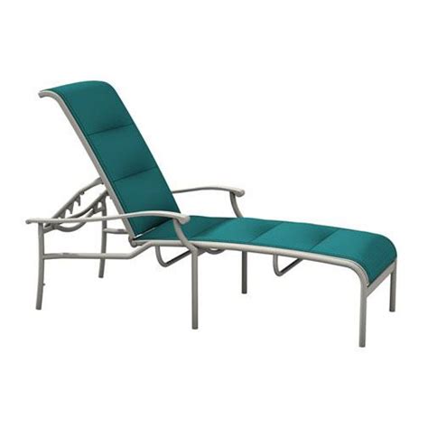 Tropitone Sorrento Padded Sling Chaise Lounge With