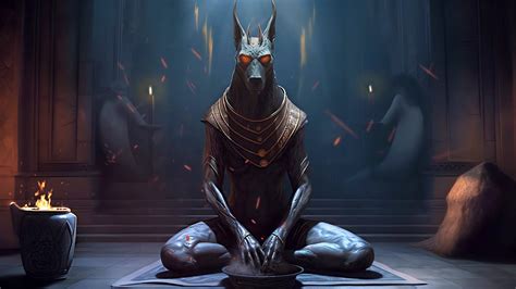 Anubis Meditation Meditative Journey Through The Dark Temple Dark