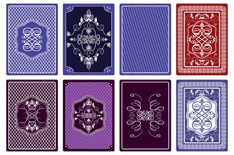Playing Card Back Designs ~ Illustrations On Creative Market