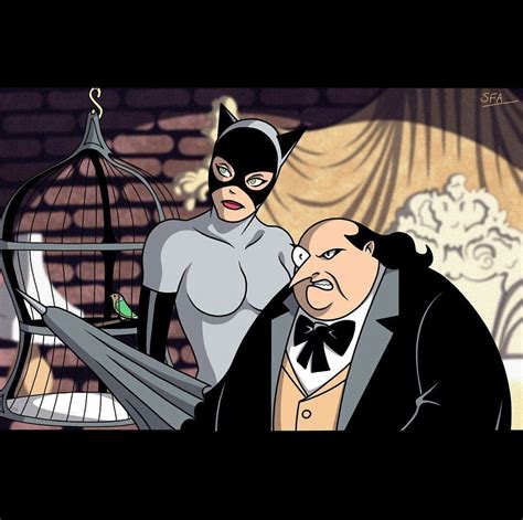 Catwoman And Penguin From Batman Returns Batman The Animated Series