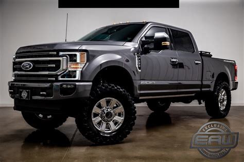 2022 Ford Super Duty F 250 Srw Platinum 1855 Miles Carbonized Gray