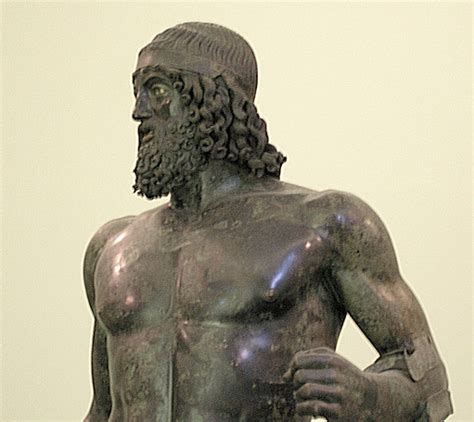 The Riace Warriors Bronzi Di Riace At The Museo Nazionale Della Magna