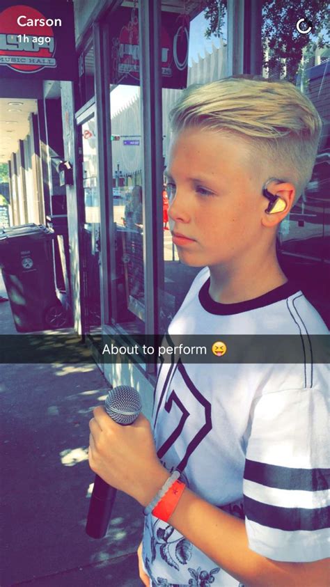 Carson Lueders Snapchat Carson James Blonde Hair Boy Carson Lueders