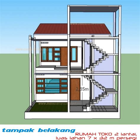 ManNusantara Design Indonesia: Desain Rumah Toko (Ruko ...