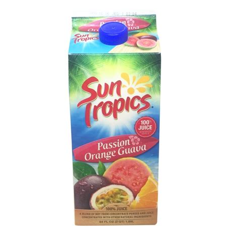 Sunkist Passion Orange Guava Juice Nutrition Facts Besto Blog