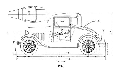 Model A Ford Engine Drawings Ford Model A Body Dimensions Motor