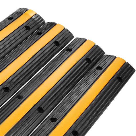 Vevor Rubber Heavy Duty Vehicle Cable Wire Cover Guards Protector Floor
