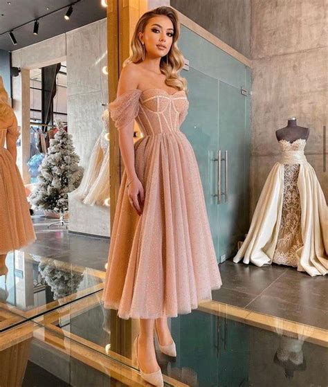 Dusty Pink Corset Midi Dress In 2021 Evening Dresses For Weddings