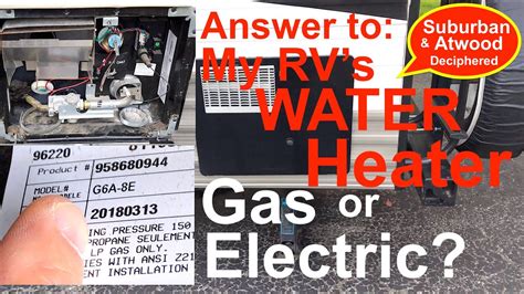 Learn about using a thermistor. Is my RV Water Heater gas or electric? How to tell if RV's ...
