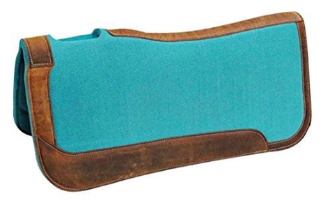 Showman 31 X 32 Turquoise Felt Western Saddle Pad Teal Western