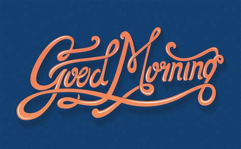 Download good morning lettering background hand drawn style for free. Good Morning! Hand lettering | Hand lettering, Lettering ...