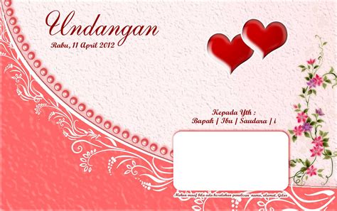 Buat undangan pernikahan yang akan membuat teman kamu iri dengan canva. Cantik Photo Tugu: Jenis kartu undangan pernikahan Sweet Heart