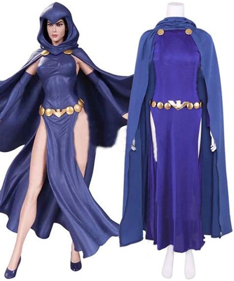 raven teen titan cosplay cover girls costume bodysuit for 44 off