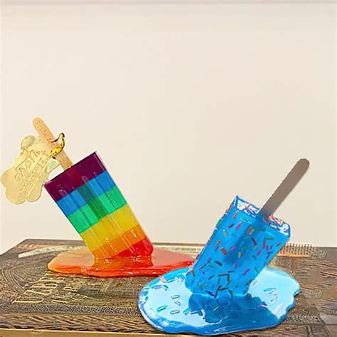 Melting Popsicle Sculpture Popsicles Ts For Art Lovers Colorful