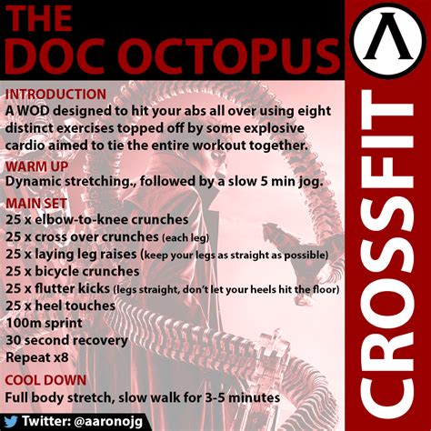 Doc Octopus Wod This Workout Targets Your Abs With Eight Distinct