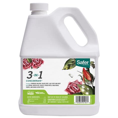 Safer Brand 1 Gal Brand 3 In 1 Garden Spray Concentrate Insect Killer