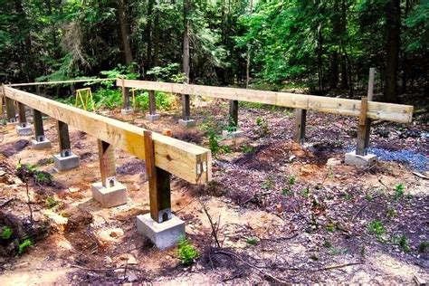 How To Install Pier And Beam Foundations By Rising Barn Medium