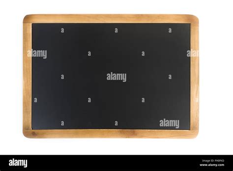 Chalkboard With Wooden Frame Stock Photo Alamy