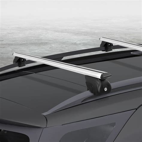 Universal Car Roof Rack Cross Bars 1390mm Aluminium Silver Upgraded