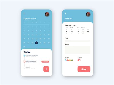 Calendar App Design Calendar App Mobile App Design Inspiration App