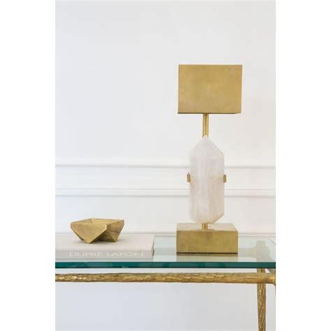 Kelly Wearstler Halcyon Desk Lamp Quartz And Brass