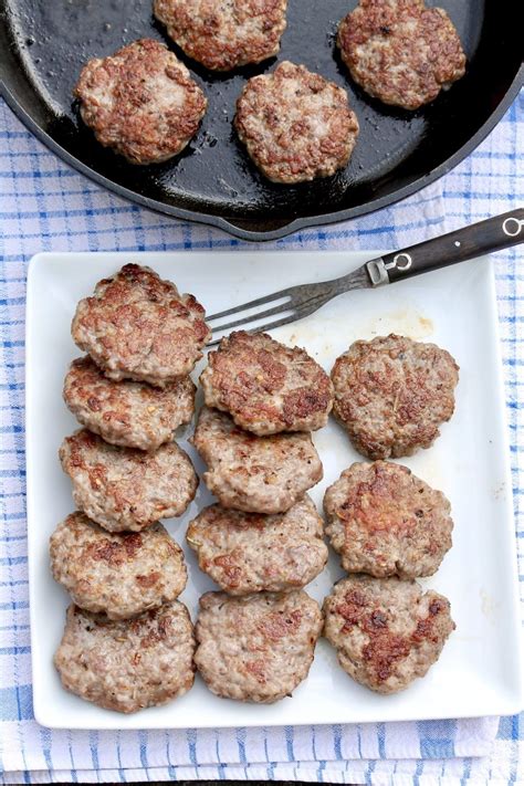 Homemade Breakfast Sausage Patties The Fountain Avenue Kitchen In