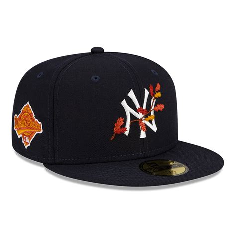 Official New Era New York Yankees Mlb Leafy Front Otc 59fifty Fitted
