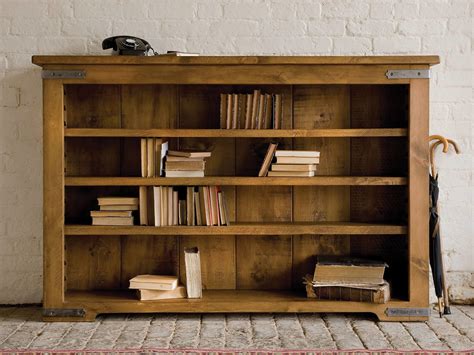 Bookshelf Glamorous Low Wide Bookcase Horizontal Decoratorist 50759
