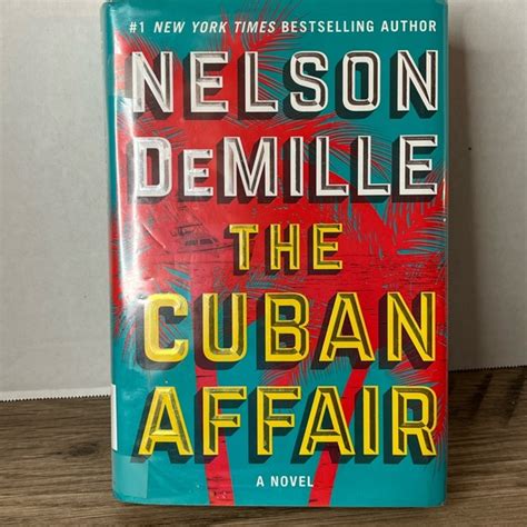 Books Accents The Cuban Affair Nelson Demille Hardcover Novel