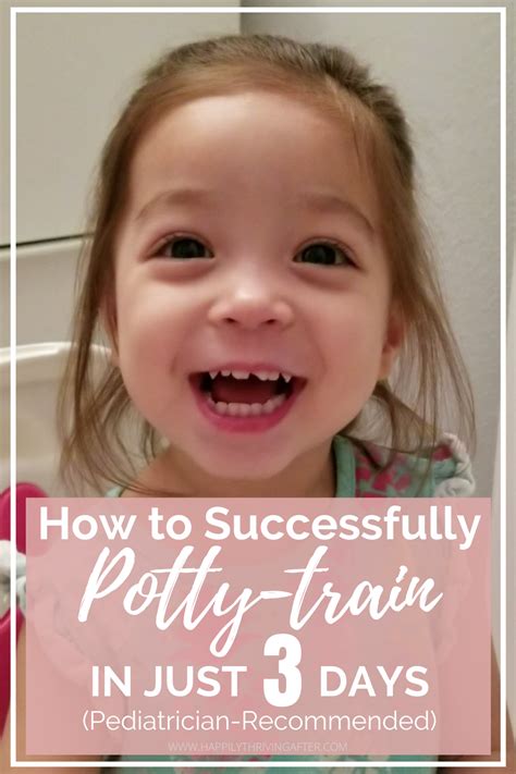 How To Successfully Potty Train In Just 3 Days In 2021 Starting Potty