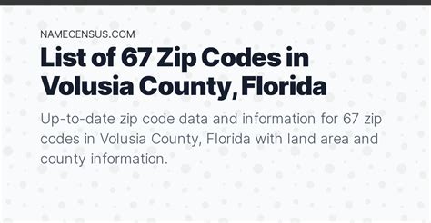 Volusia County Zip Code Map Cities And Towns Map Photos