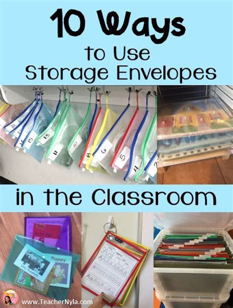 Nylas Crafty Teaching 10 Ways To Use Storage Envelopes In The
