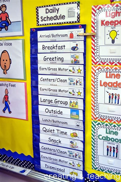 Classroom Daily Schedule {Editable} | Preschool classroom, Classroom daily schedule, Classroom ...