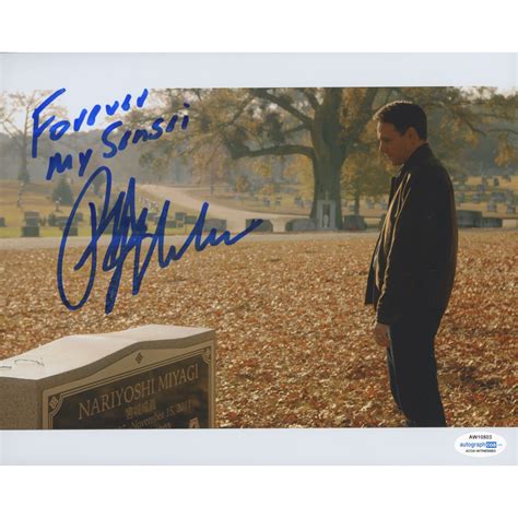 Ralph Macchio Signed Cobra Kai X Photo Inscribed Forever My