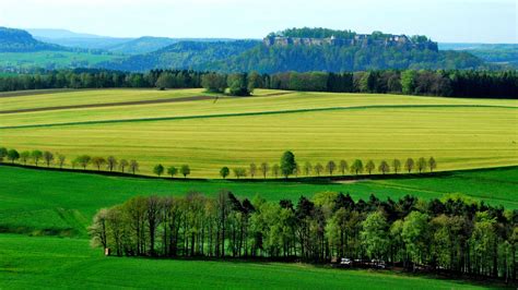 Download 2560x1440 Wallpaper Farms Landscape Nature