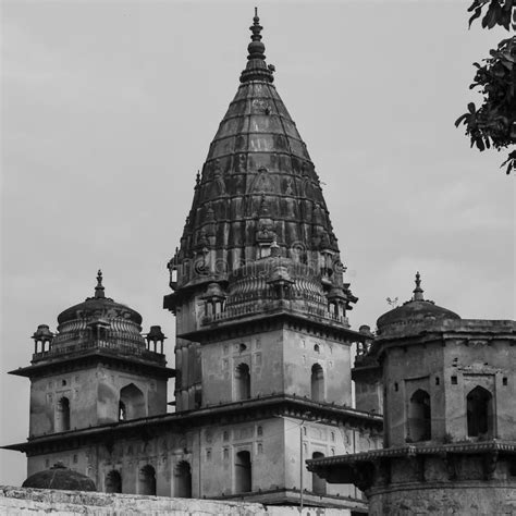 Morning View Of Royal Cenotaphs Chhatris Of Orchha Madhya Pradesh