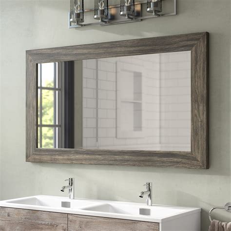Wayfair has a great selection of led bathroom mirrors, too. Union Rustic Landover Rustic Bathroom / Vanity Mirror ...