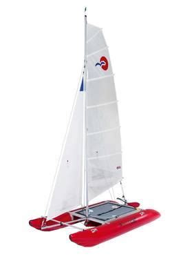 15 20 25 30 35 40 45 50 55 60 70 80 (feet loa) | multihulls: Inflatable catamaran sailboat Happy-Cat hobie for Sale in ...