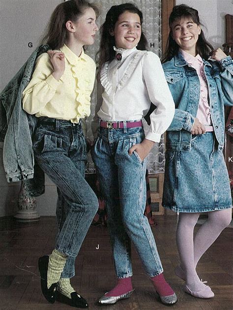 1980s Fashion Women And Girls Styles Trends And Pictures
